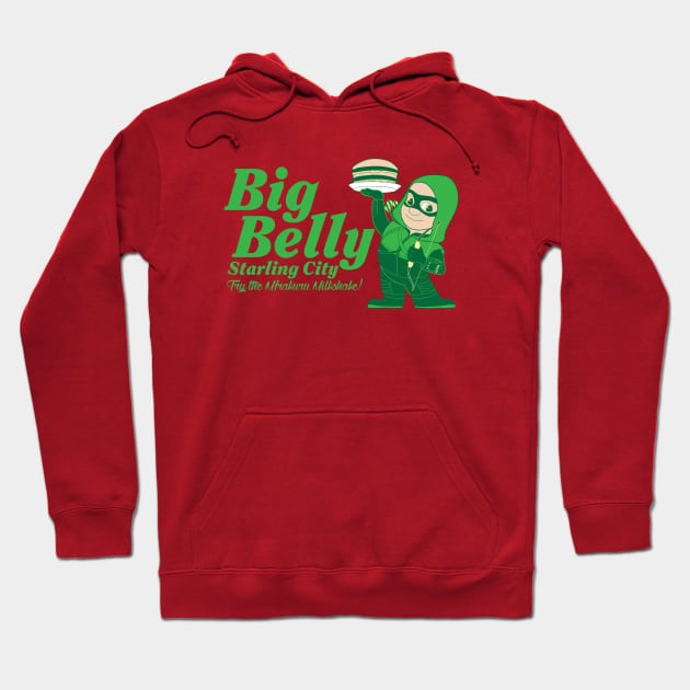 Big Belly Burger Starling City Hoodie by kentcribbs